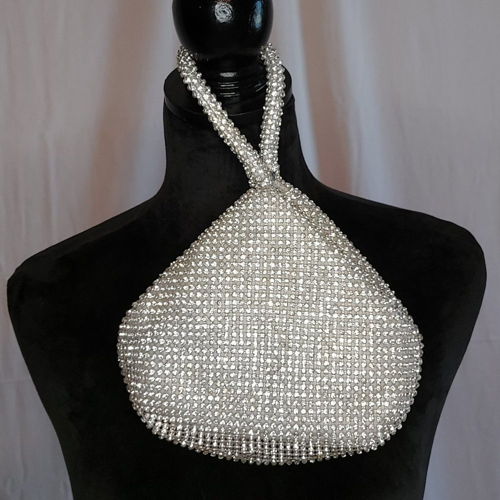 Silver Triangle Handbag - Picture 2 of 4